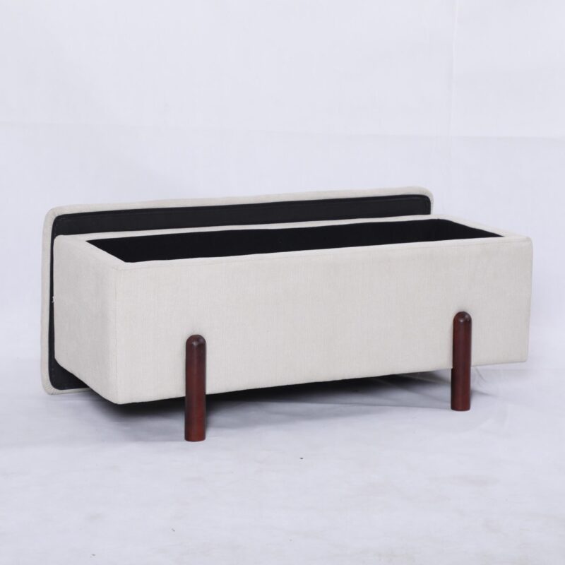 Storage Bench -Beige with high legs
