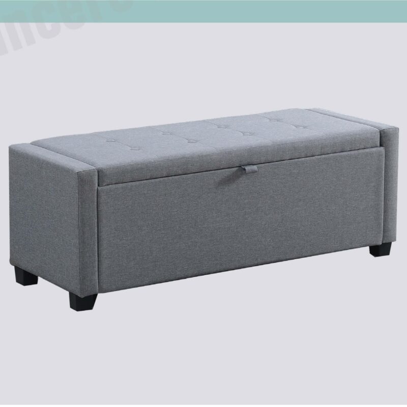 Storage Bench with Button