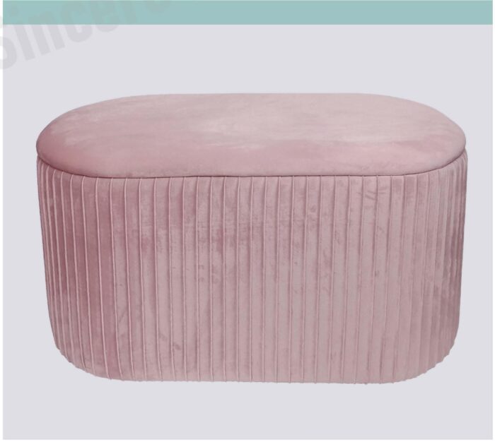 Round Storage Bench
